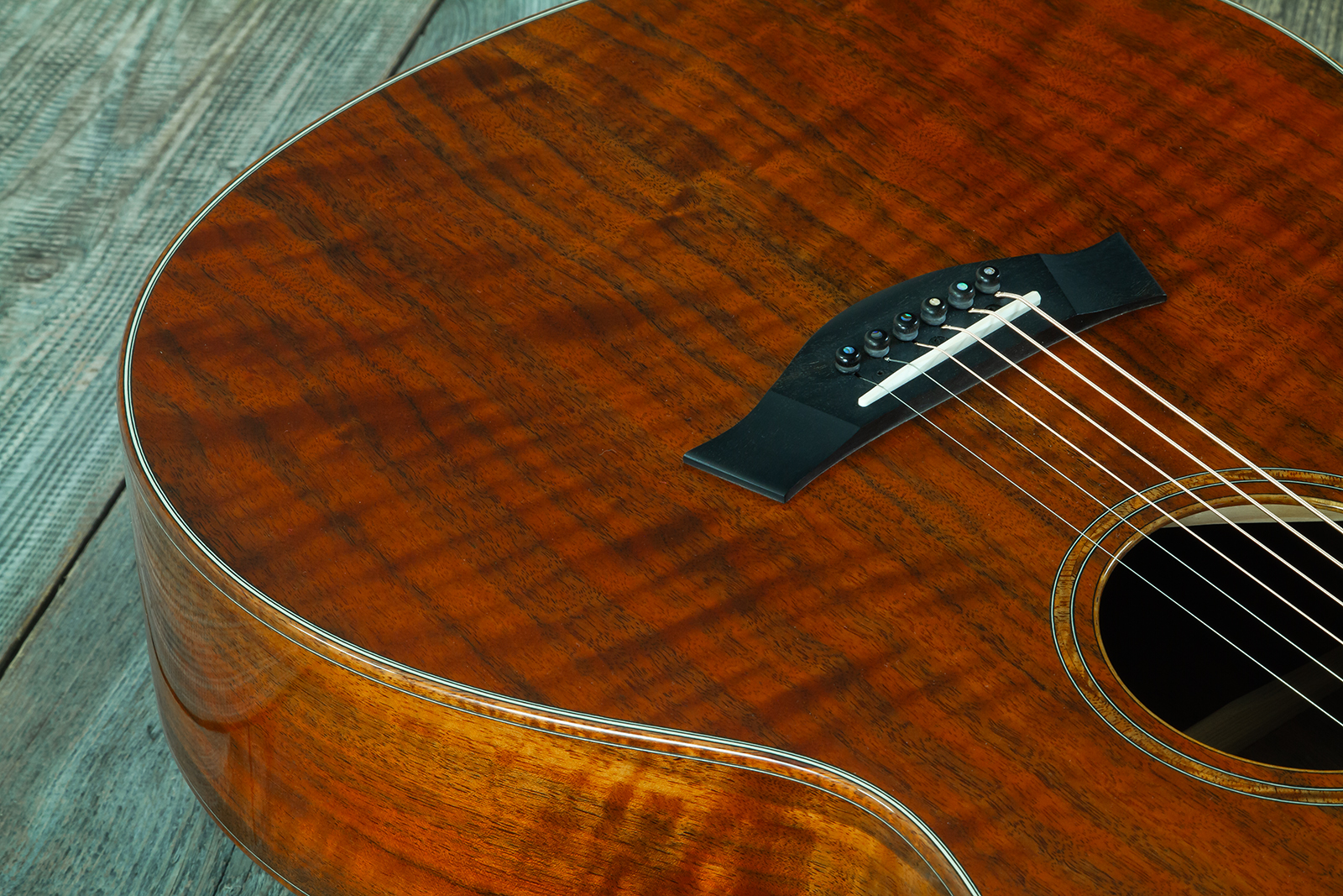 Taylor Custom Shop Gs-ce Koa Grand Symphony Cw Tout Koa Eb Es2 #1105106127 - Natural - Folk gitaar - Variation 6