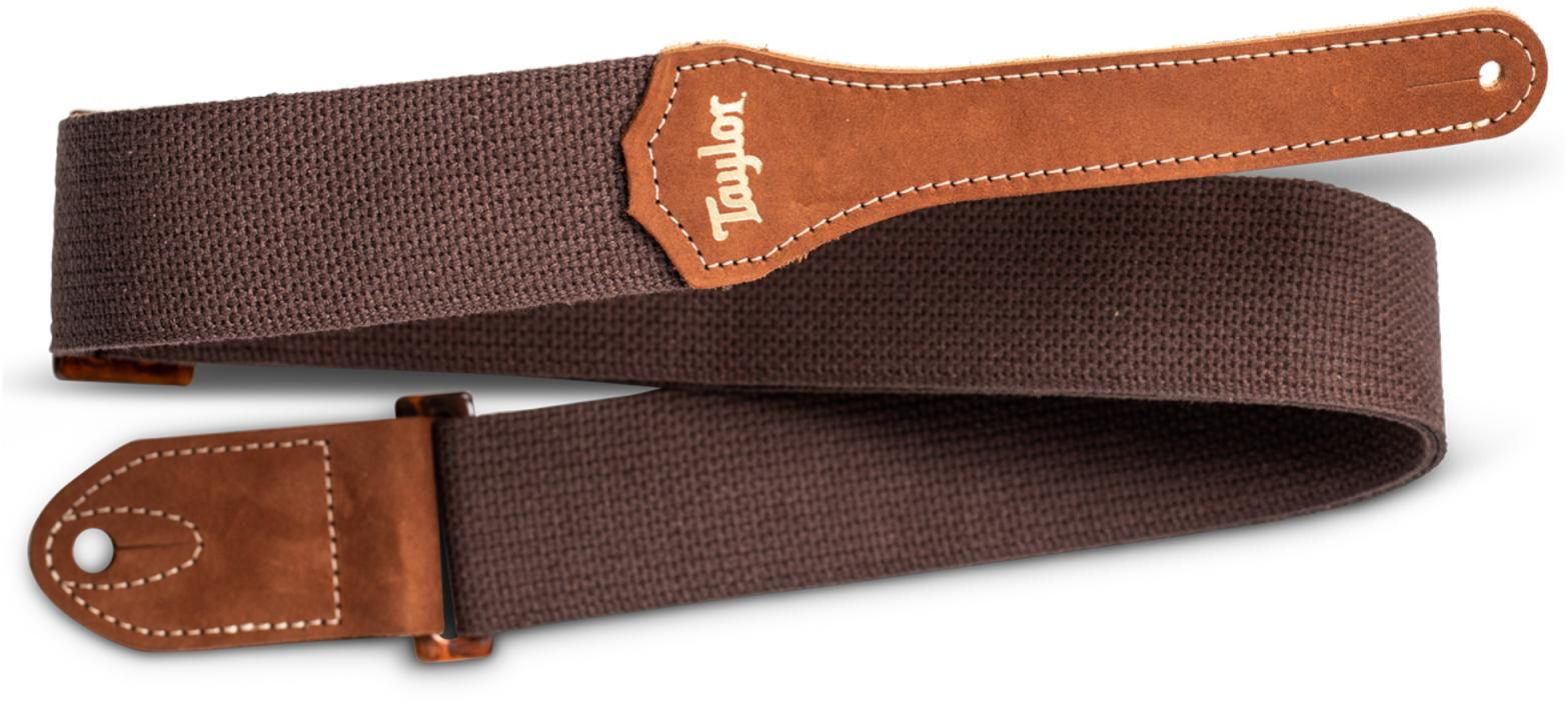 Taylor Gs Mini Guitar Strap Cotton 2-inches Brown 4012-20 - Gitaarriem - Variation 1