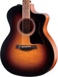 Folk gitaar Taylor 114ce Special Edition - Dark tobacco edgeburst top