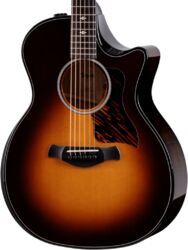 Folk gitaar Taylor Builder's Edition 514ce - Tobacco Kona Burst