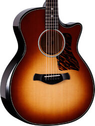 Folk gitaar Taylor Next Generation Builder's Edition 514ce - Kona burst