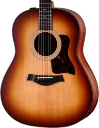 Folk gitaar Taylor Sunset Blvd 117e SEB - Shaded Edge Burst