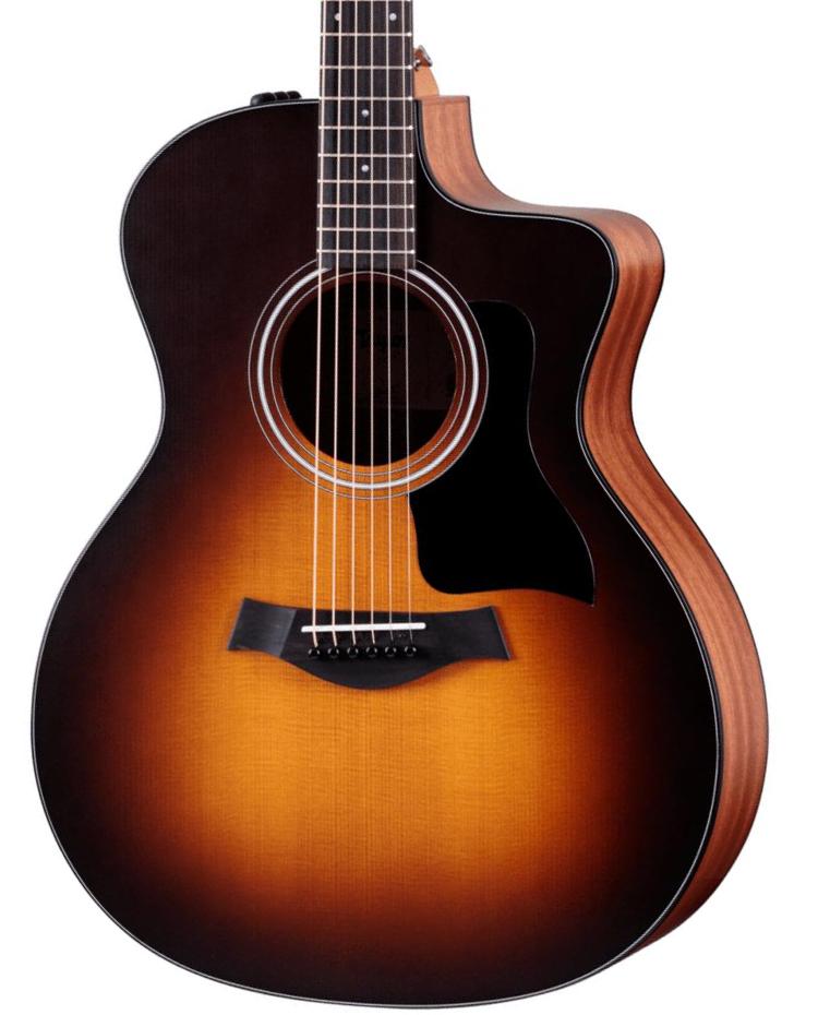 Volksgitaar Taylor 114ce-SB Sapele Special Edition - Satin sunburst top