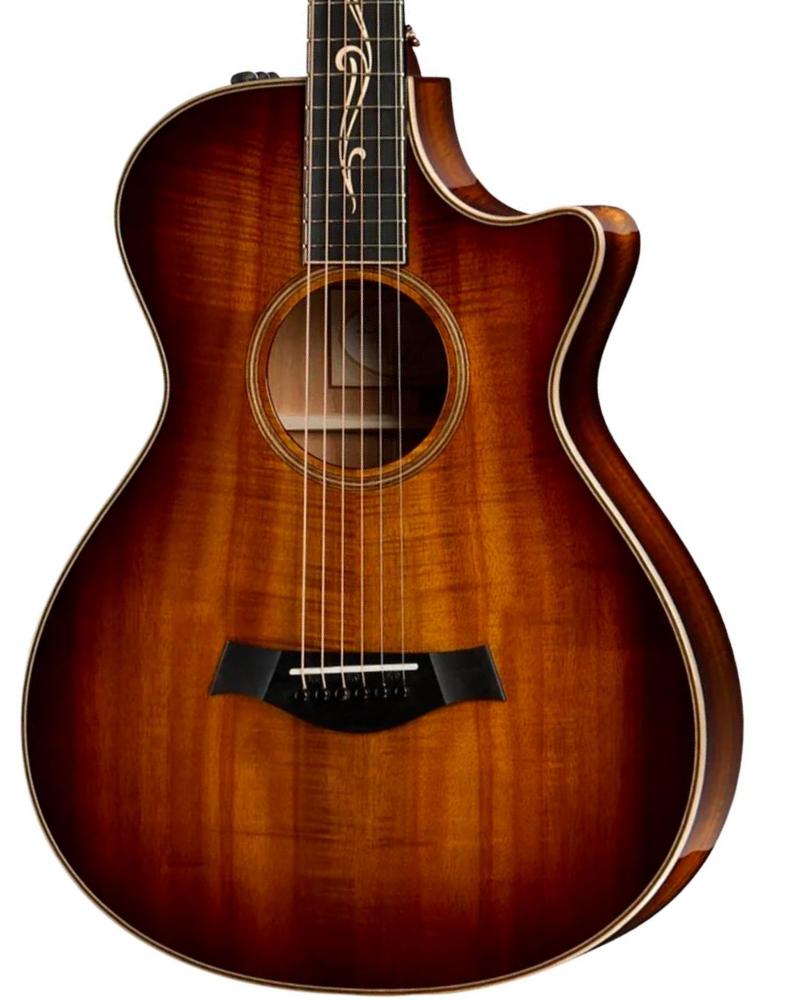 Folk gitaar Taylor K22ce 12-Fret - Dark Edgeburst