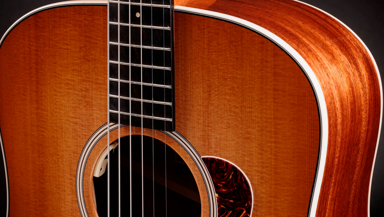 Taylor Trey Hensley 510e Special Ed. Gold Label Dreadnought Epicea Acajou Eb - Antique Blond - Folk gitaar - Variation 2