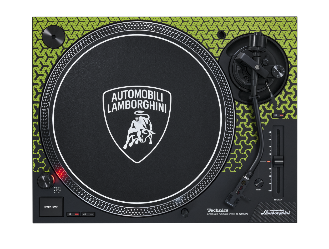 Technics Sl-1200m7b Green Lamborghini - Vinyldraaitafel - Variation 1