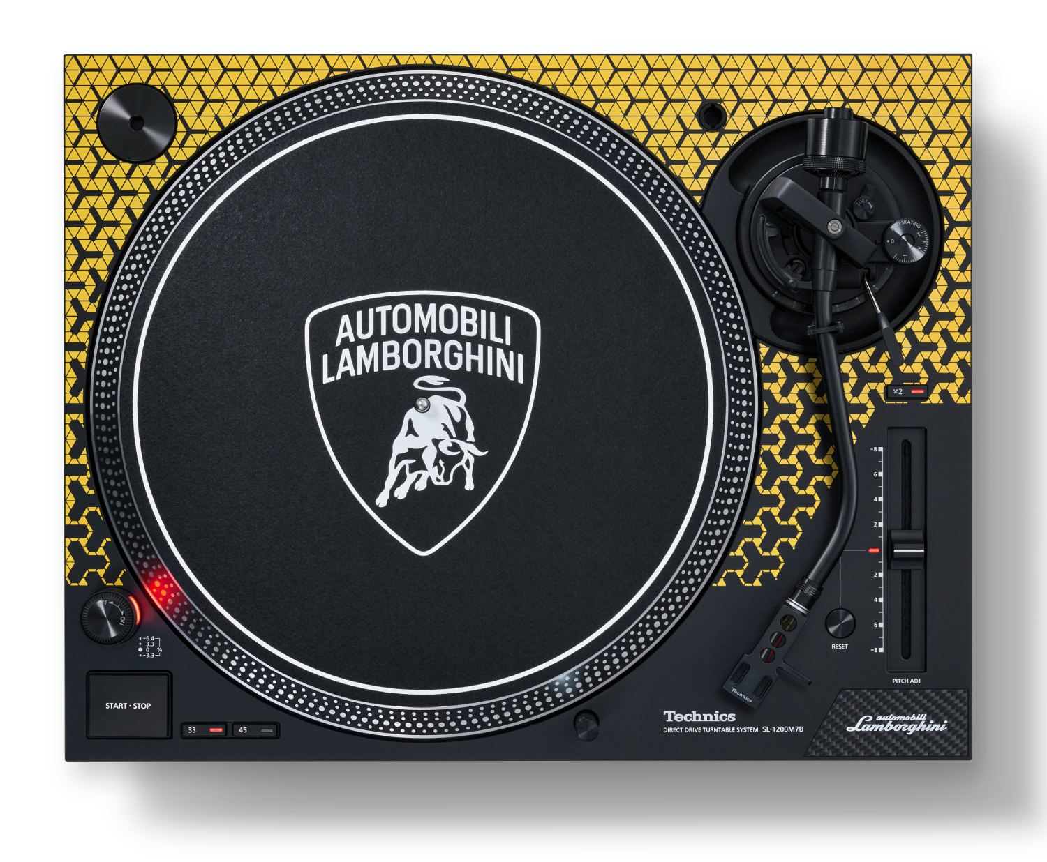 Technics Sl-1200m7b Yellow Lamborghini - Vinyldraaitafel - Variation 1