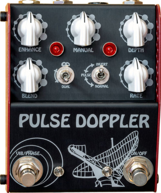 Thorpyfx Pulse Doppler Phaser Vibrato Trem - Modulation/chorus/flanger/phaser en tremolo effect pedaal - Main picture