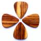 4 Wood Picks Box - Pale Moon Ebony