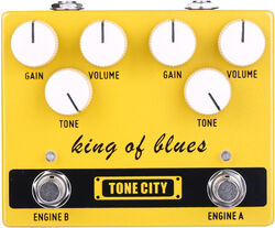 Overdrive/distortion/fuzz effectpedaal Tone city audio King Of Blues Overdrive V2