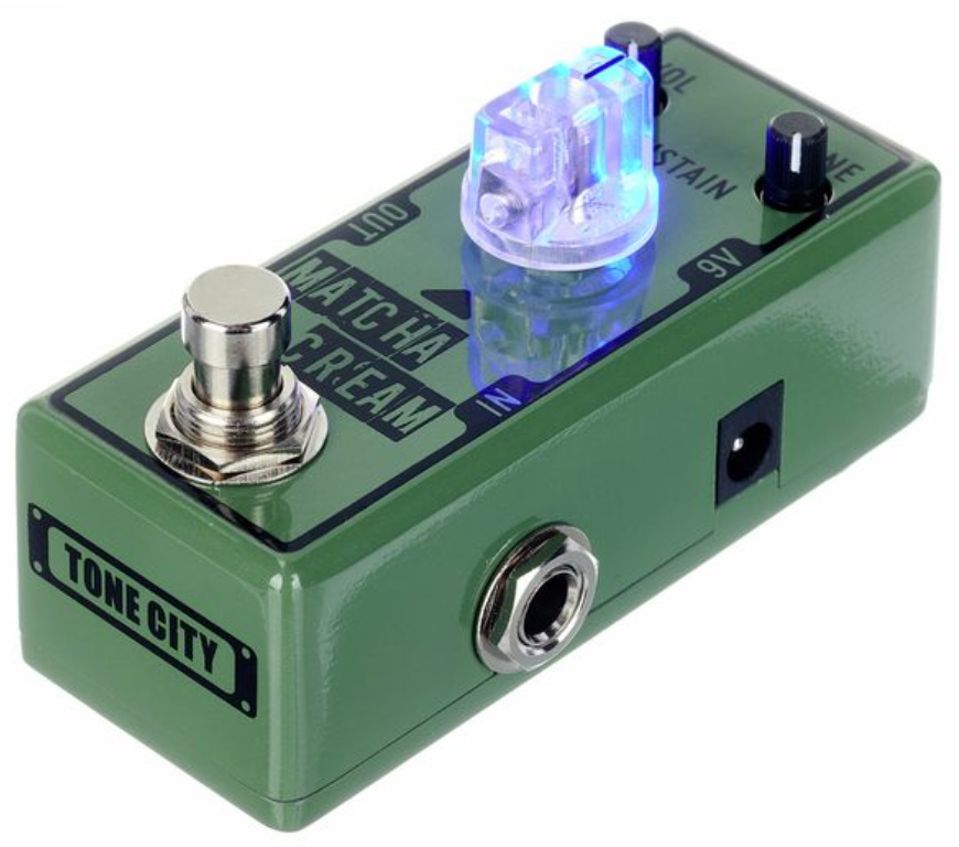 Tone City Audio Matcha Cream Fuzz T-m Mini - Overdrive/Distortion/fuzz effectpedaal - Variation 1