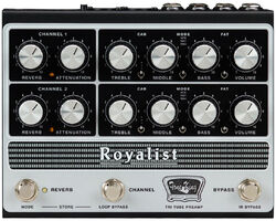 Elektrische gitaar voorversterker in rack Tone king Royalist Preamp