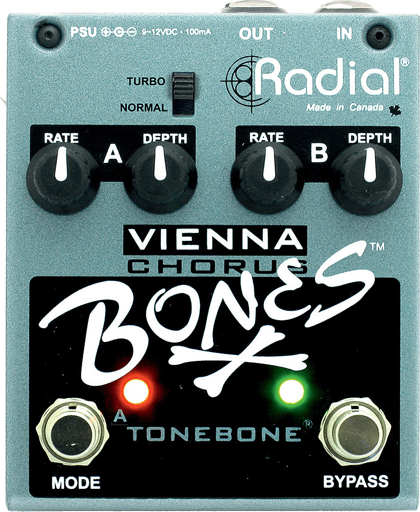 Tonebone Bones Vienna Dual Mode Analog Chorus - Modulation/chorus/flanger/phaser en tremolo effect pedaal - Main picture