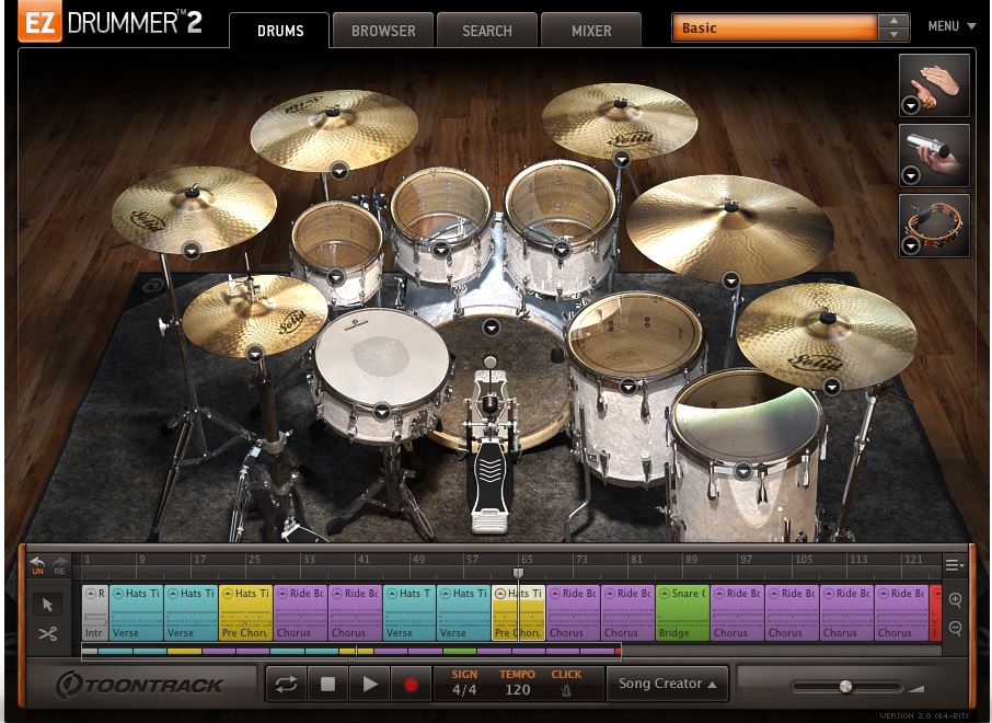 Toontrack Ez Drummer 2 - Virtuele instrumenten soundbank - Variation 2