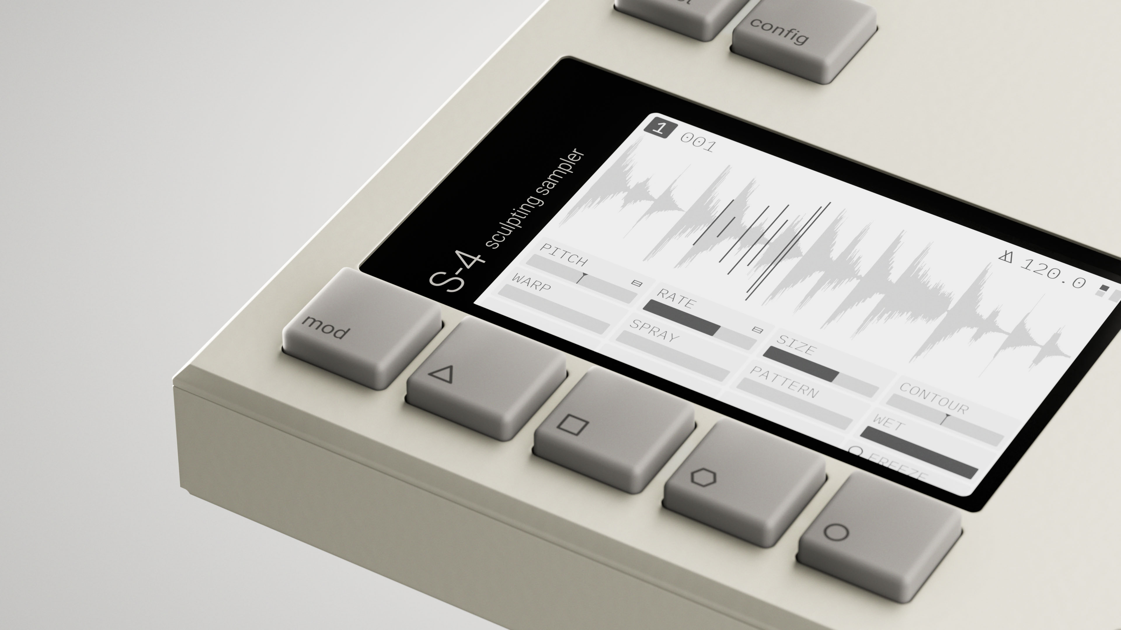Torso Electronics S-4 Blanc - Sampler - Variation 3