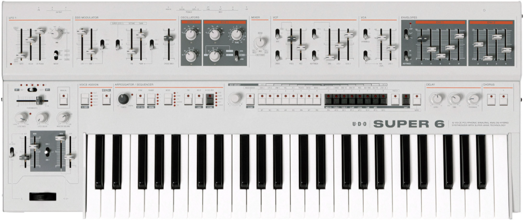 Udo Audio Super 6 White Se - Synthesizer - Main picture