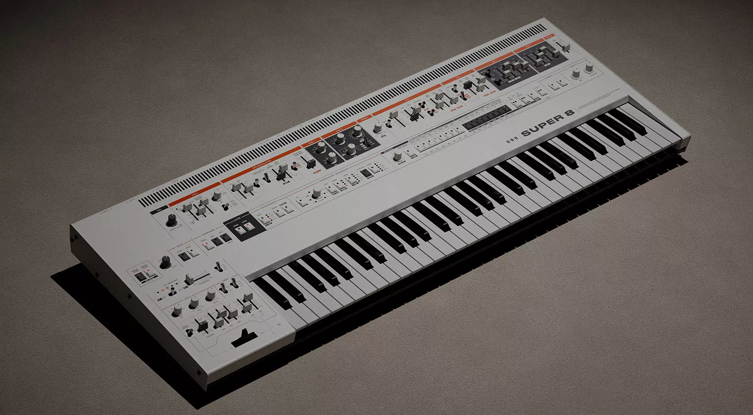 Udo Audio Super 8 Keyboard White - Synthesizer - Variation 7