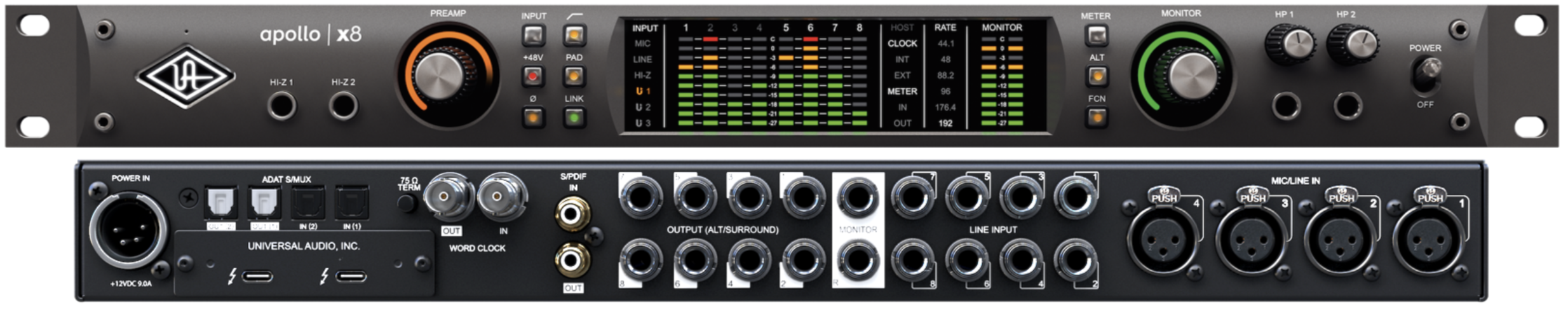 Universal Audio Apollo X8 - Thunderbolt audio-interface - Variation 4