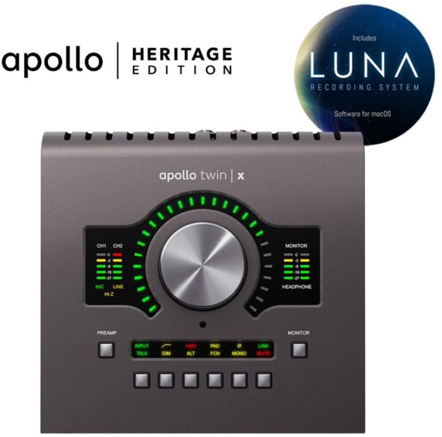 Thunderbolt audio-interface Universal audio Apollo Twin X Duo Heritage Edition