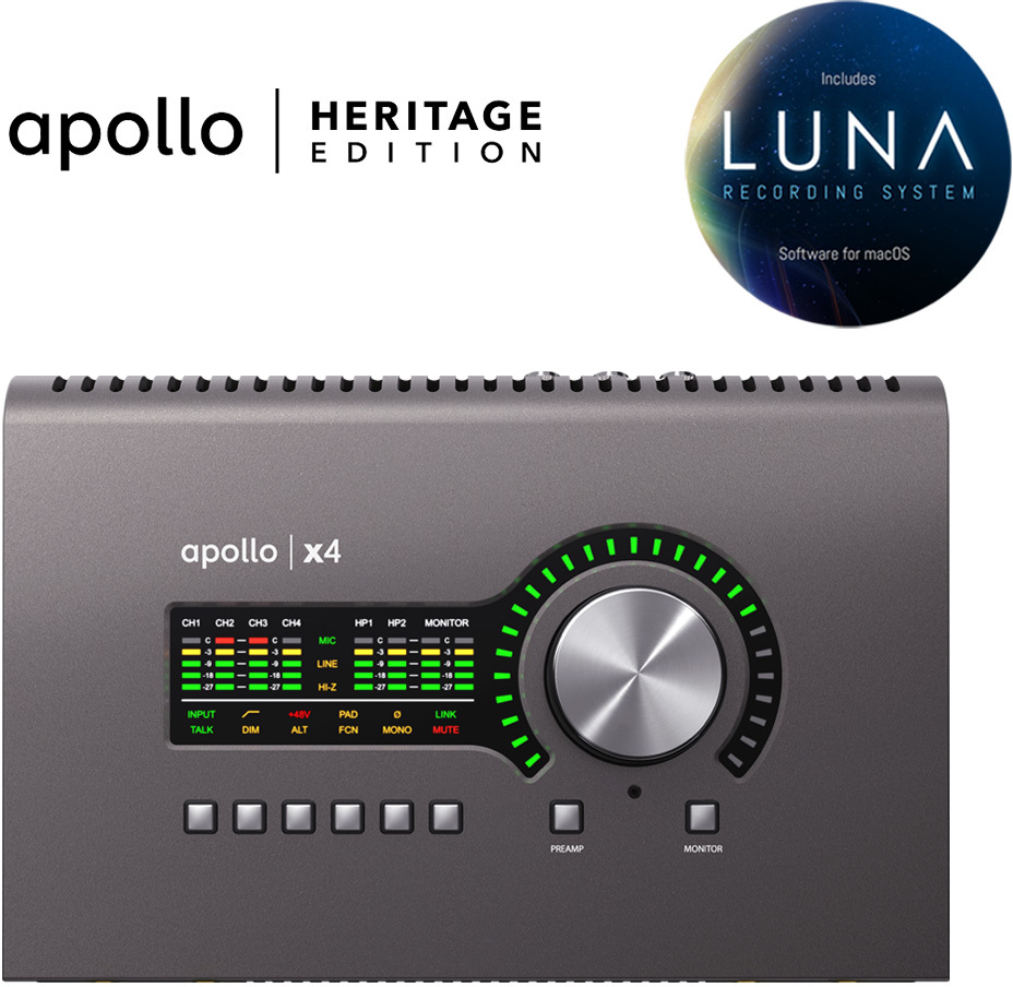 Universal Audio Apollo X4 Heritage Edition - Thunderbolt audio-interface - Main picture