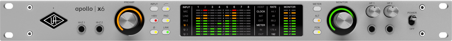 Universal Audio Apollo X6 Essentials+ - Thunderbolt audio-interface - Main picture