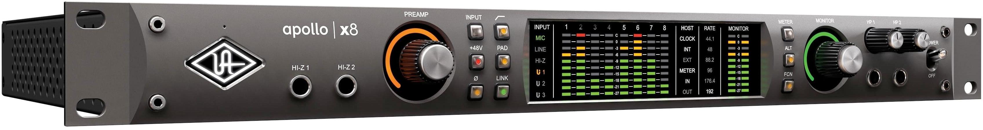 Thunderbolt audio-interface Universal audio Apollo x8