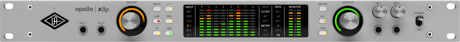 Universal Audio Apollo X8p Essentials+ - Thunderbolt audio-interface - Main picture