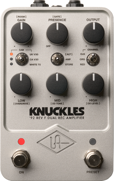 Universal Audio Uafx Knuckles '92 Rev F Dual Rec Amplifier - Volume/boost/expression effect pedaal - Main picture