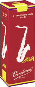 Vandoren Sr274r Sax Tenor Java Red N4 / Boite De 5 - Saxofoon riet - Main picture