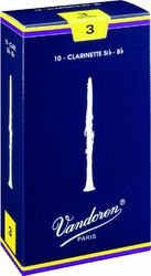 Klarinetriet Vandoren Traditionnelles Box of 10 Reeds Bb Clarinet n.1,5