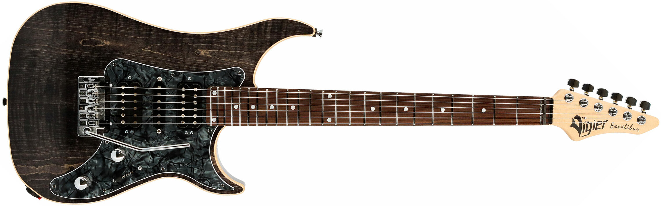 Vigier Excalibur Special Hsh Trem Rw +housse - Black Diamond - Elektrische gitaar in Str-vorm - Main picture