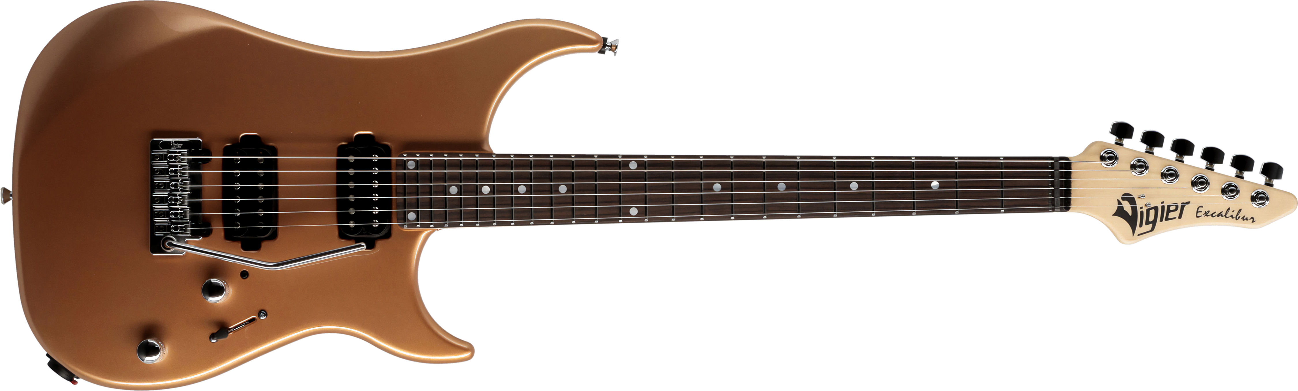 Vigier Excalibur Thirteen 2h Trem Rw - Monarchy Gold - Elektrische gitaar in Str-vorm - Main picture