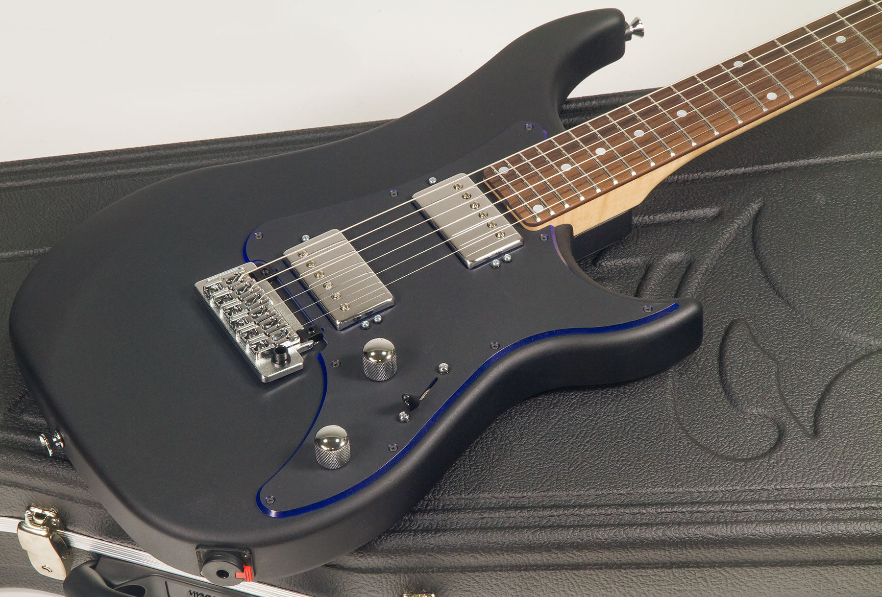 Vigier Excalibur Indus 2h Trem Rw - Textured Black - Elektrische gitaar in Str-vorm - Variation 1