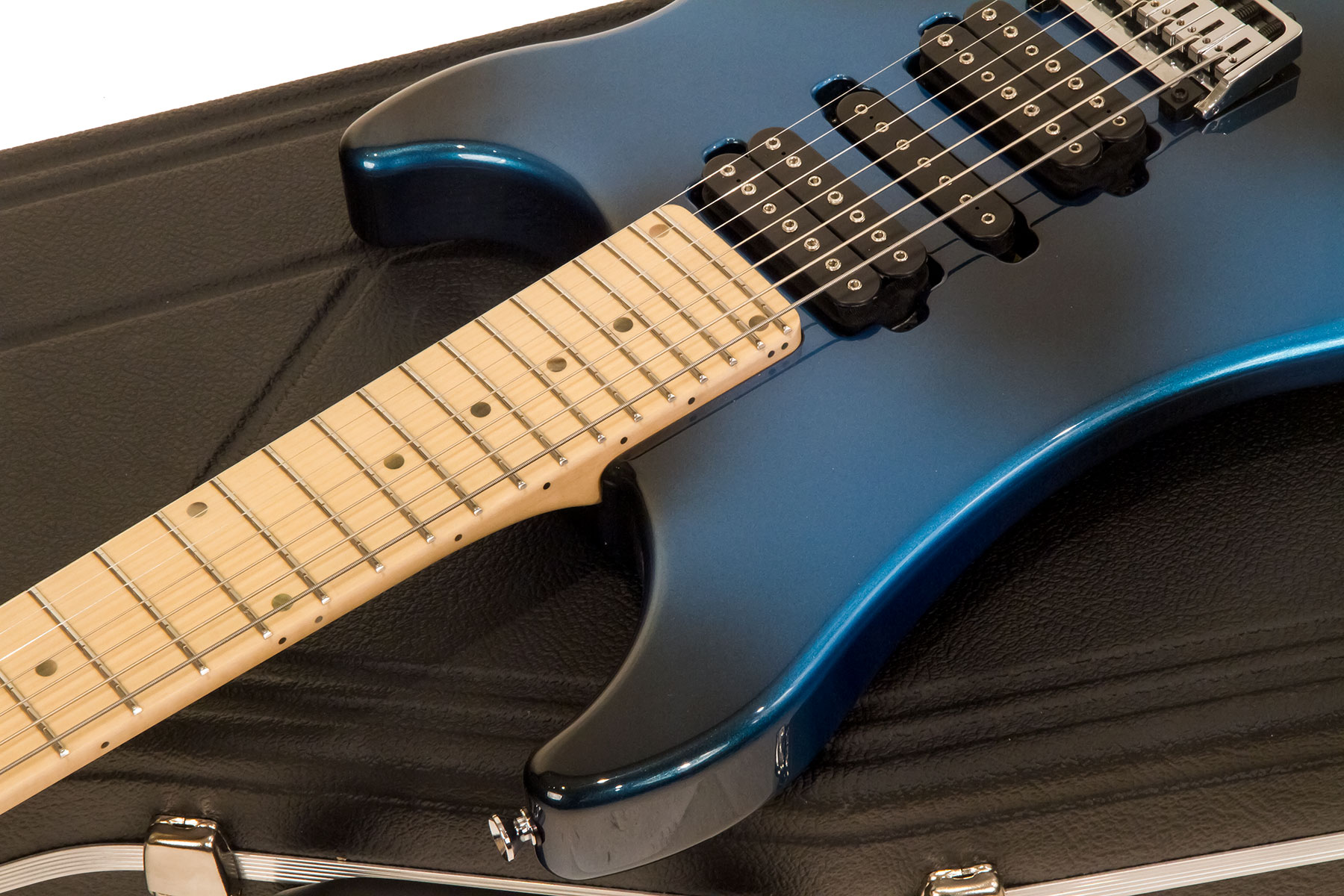 Vigier Excalibur Supra 7c Hsh Trem Mn - Urban Blue - 7-snarige elektrische gitaar - Variation 2