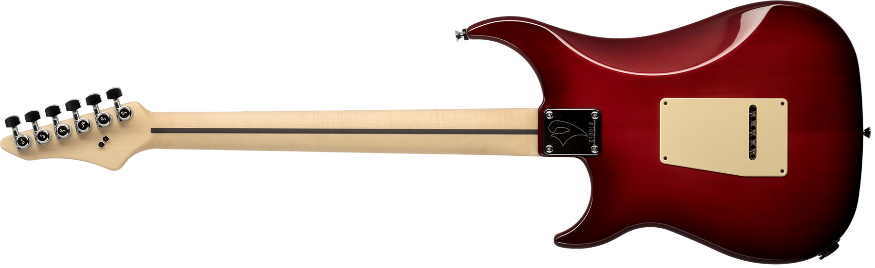 Vigier Excalibur Supraa Hsh Trem Mn - Clear Red - Elektrische gitaar in Str-vorm - Variation 1