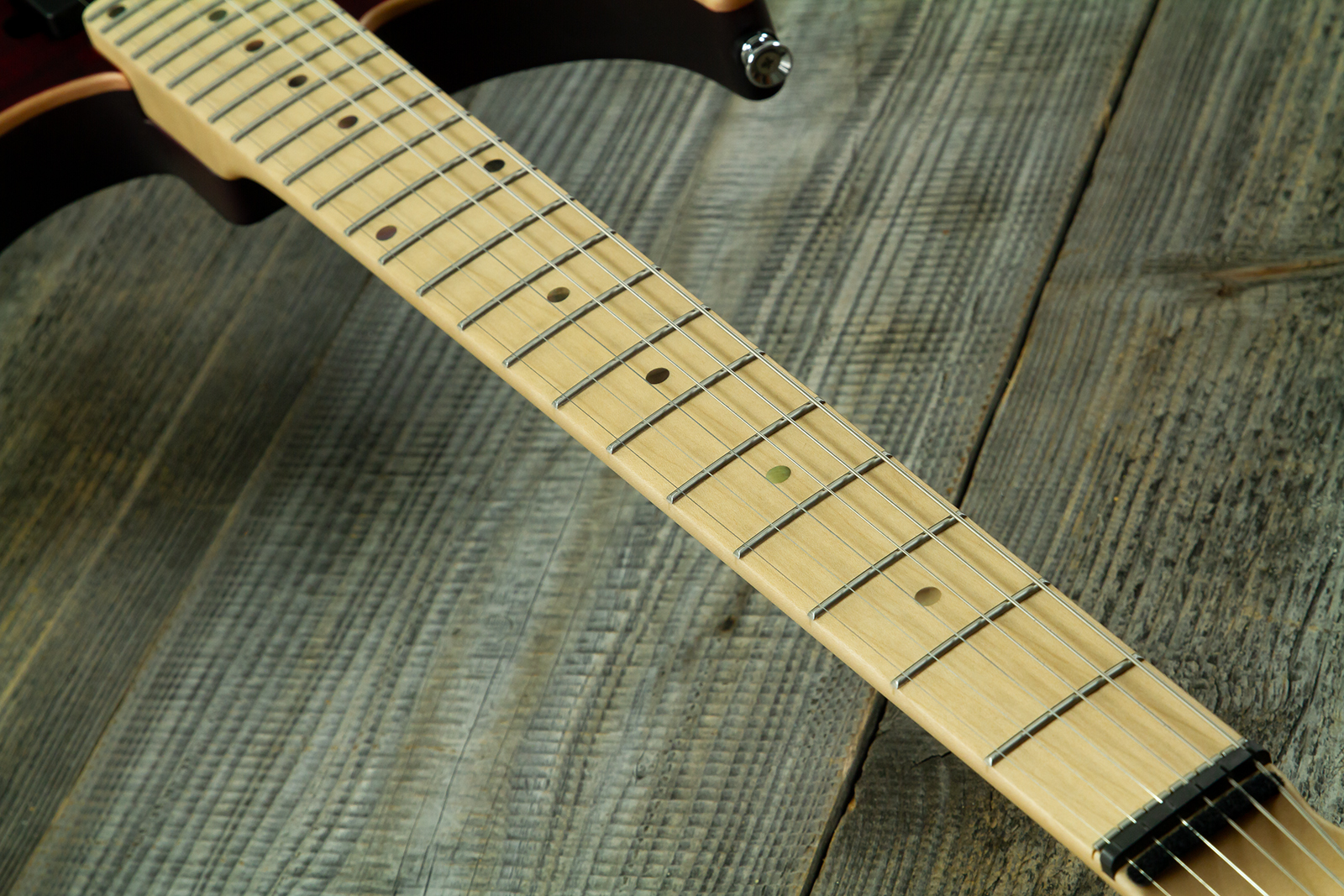 Vigier Excalibur Ultra Hsh Trem Mn - Double Ruby Fade Matte - Elektrische gitaar in Strat vorm - Variation 4