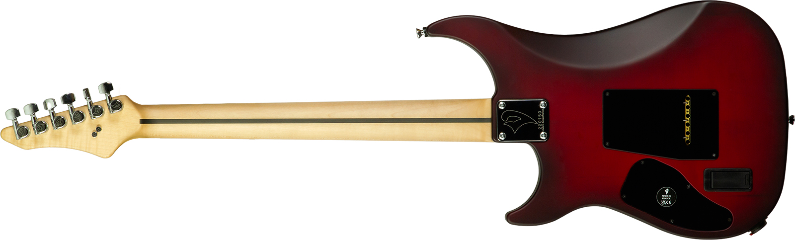 Vigier Excalibur Ultra Hsh Trem Mn - Double Ruby Fade Matte - Elektrische gitaar in Strat vorm - Variation 6