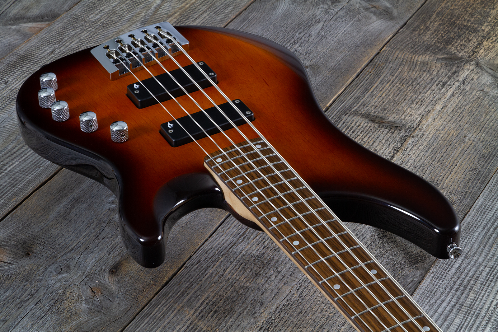 Vigier Excess Original 5c Active Rw - Antique Violin - Solid body elektrische bas - Variation 2