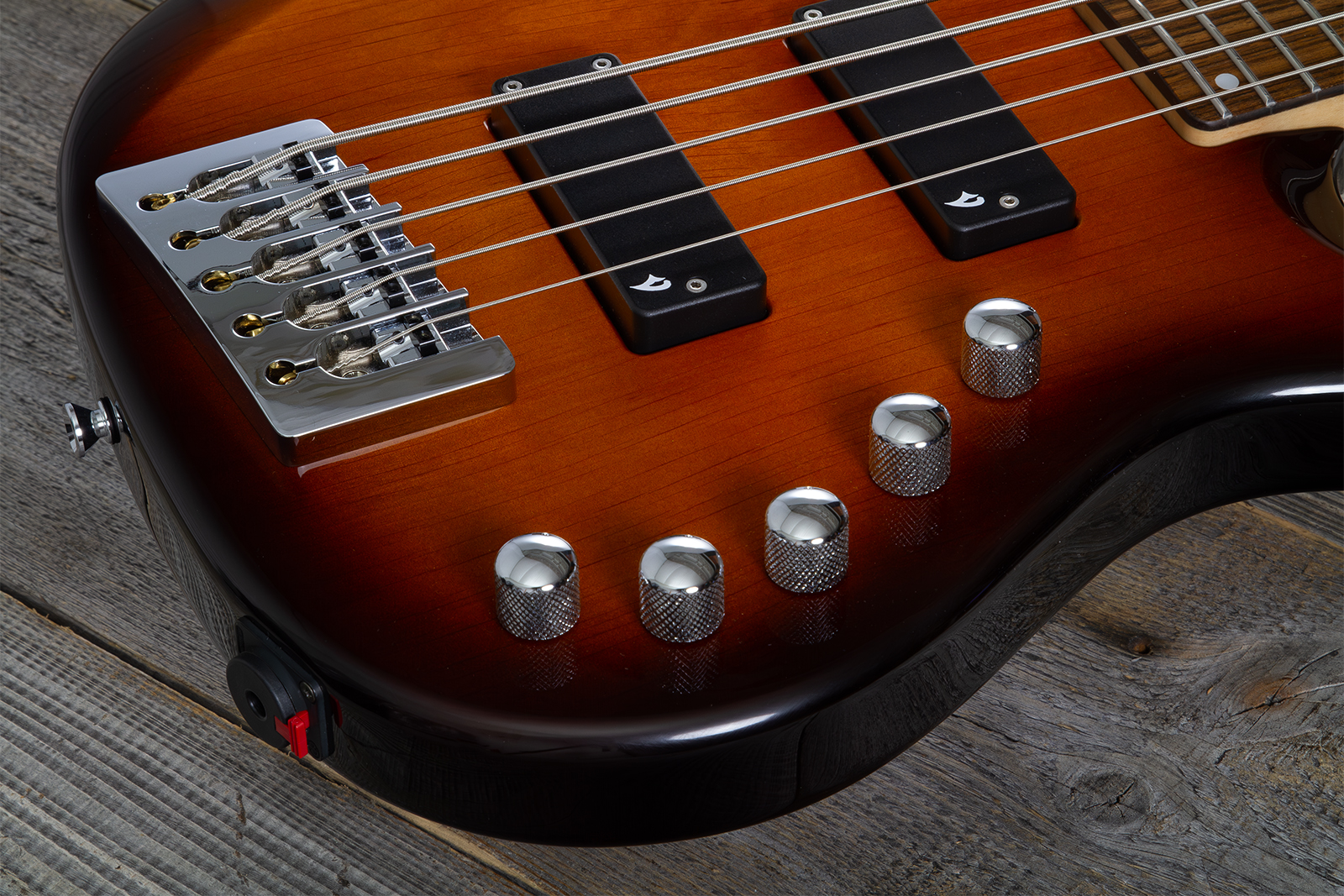 Vigier Excess Original 5c Active Rw - Antique Violin - Solid body elektrische bas - Variation 3