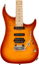 Elektrische gitaar in str-vorm Vigier                         Excalibur Ultra Blues (HSS, Trem, MN) - Amber