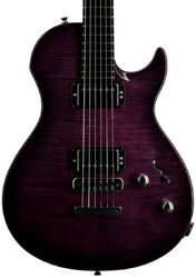 Enkel gesneden elektrische gitaar Vigier                         G.V. Wood - Purple fade