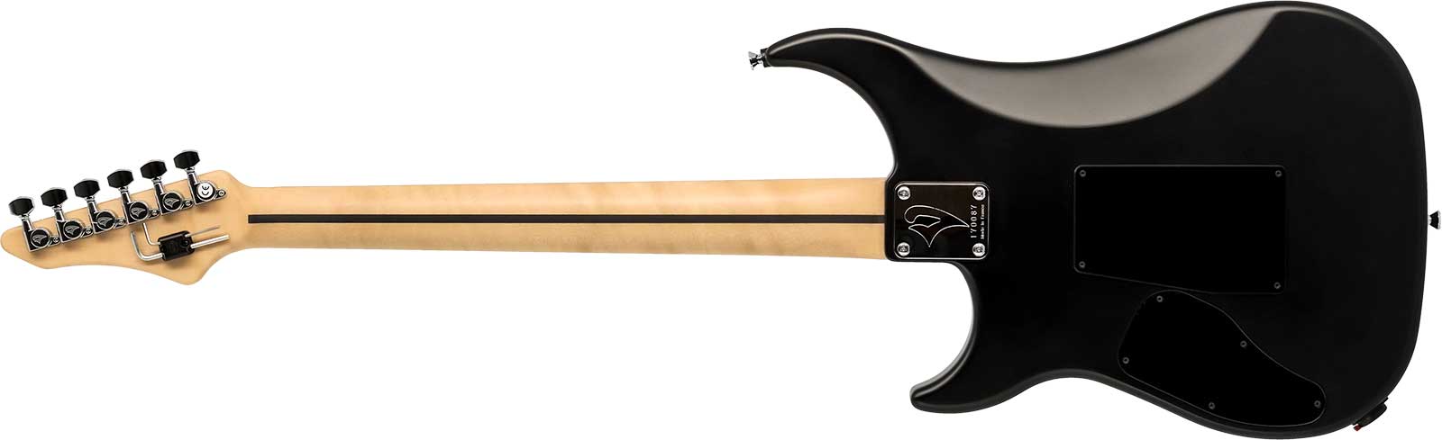 Vigier Ron Thal Bfoot Excalibur Signature Hs Fr Rw - Black Matte - Kenmerkende elektrische gitaar - Variation 1