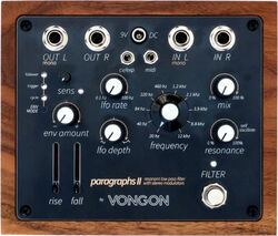 Wah/filter effectpedaal Vongon Paragraphs Stereo Resonant Lowpass Filter