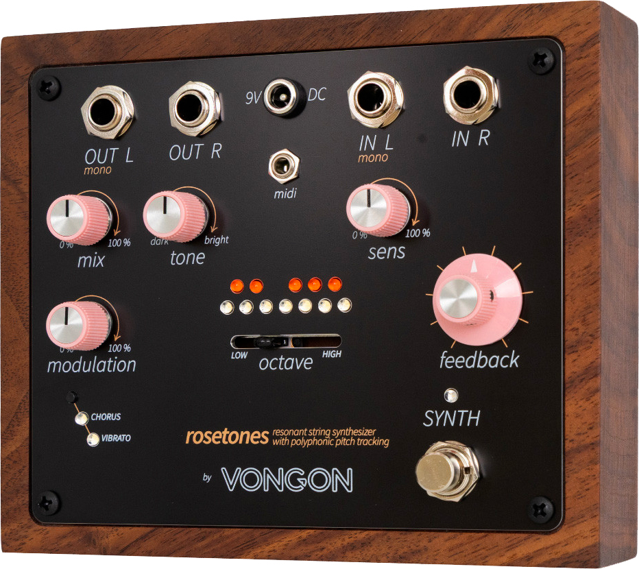 Vongon Rosetones String Synthesizer - Overdrive/Distortion/fuzz effectpedaal - Variation 1