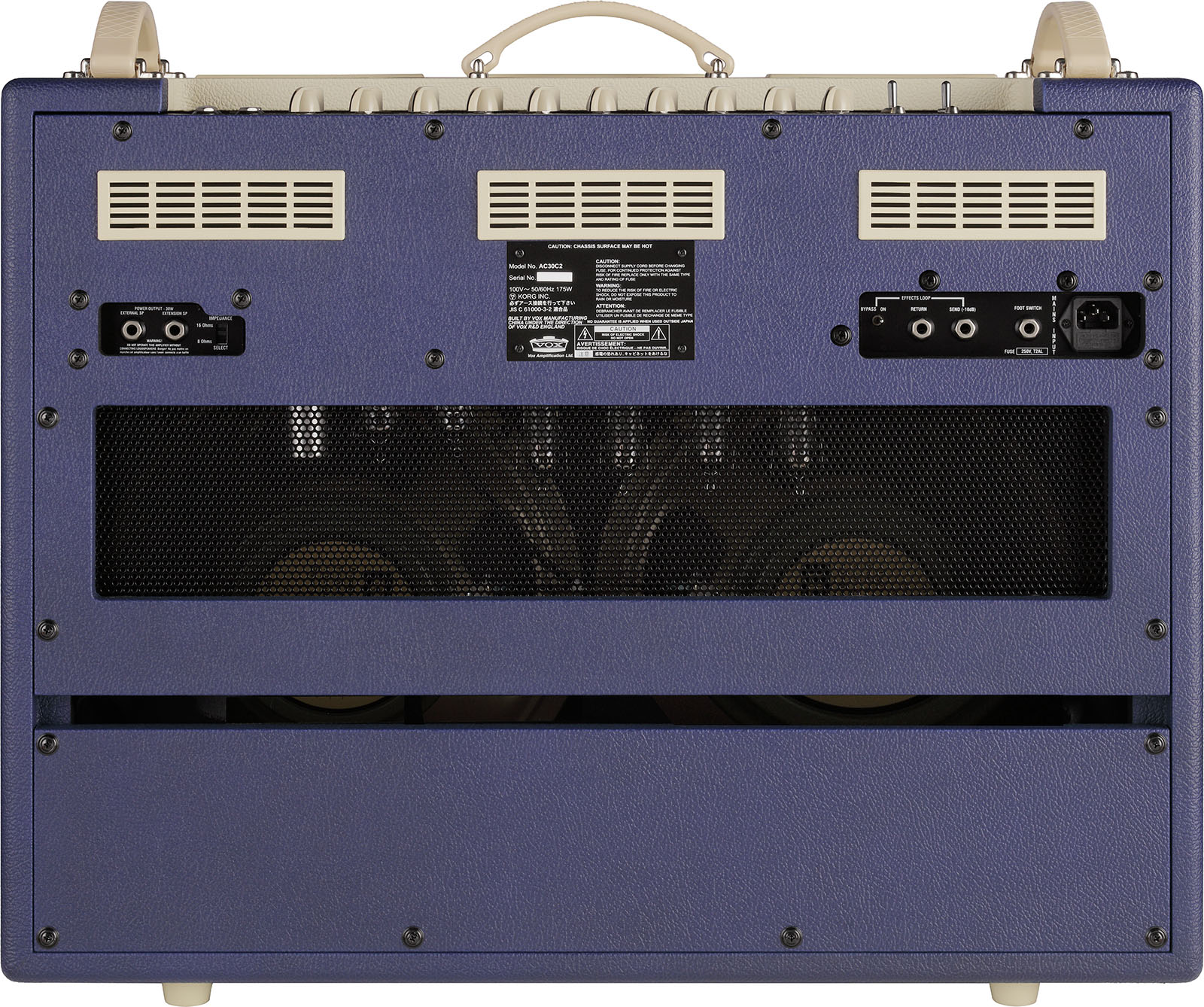 Vox Ac30c2 Ttbc All Tube Ltd 1x12 30w Two-tone Blue & Cream - Combo voor elektrische gitaar - Variation 2