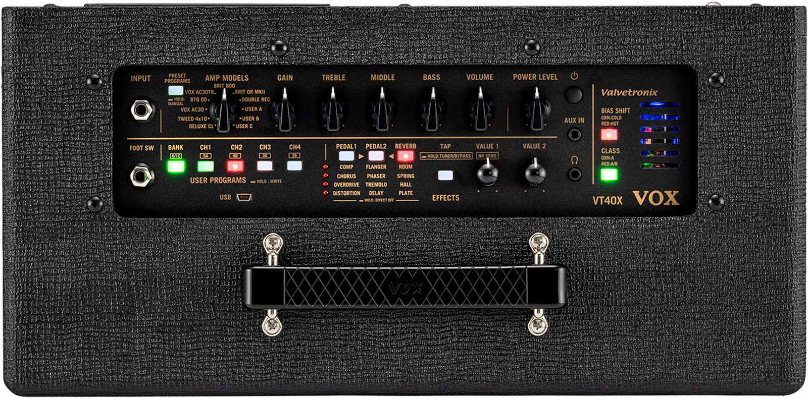 Vox Combo Vt40x Classic Blue - Combo voor elektrische gitaar - Variation 3