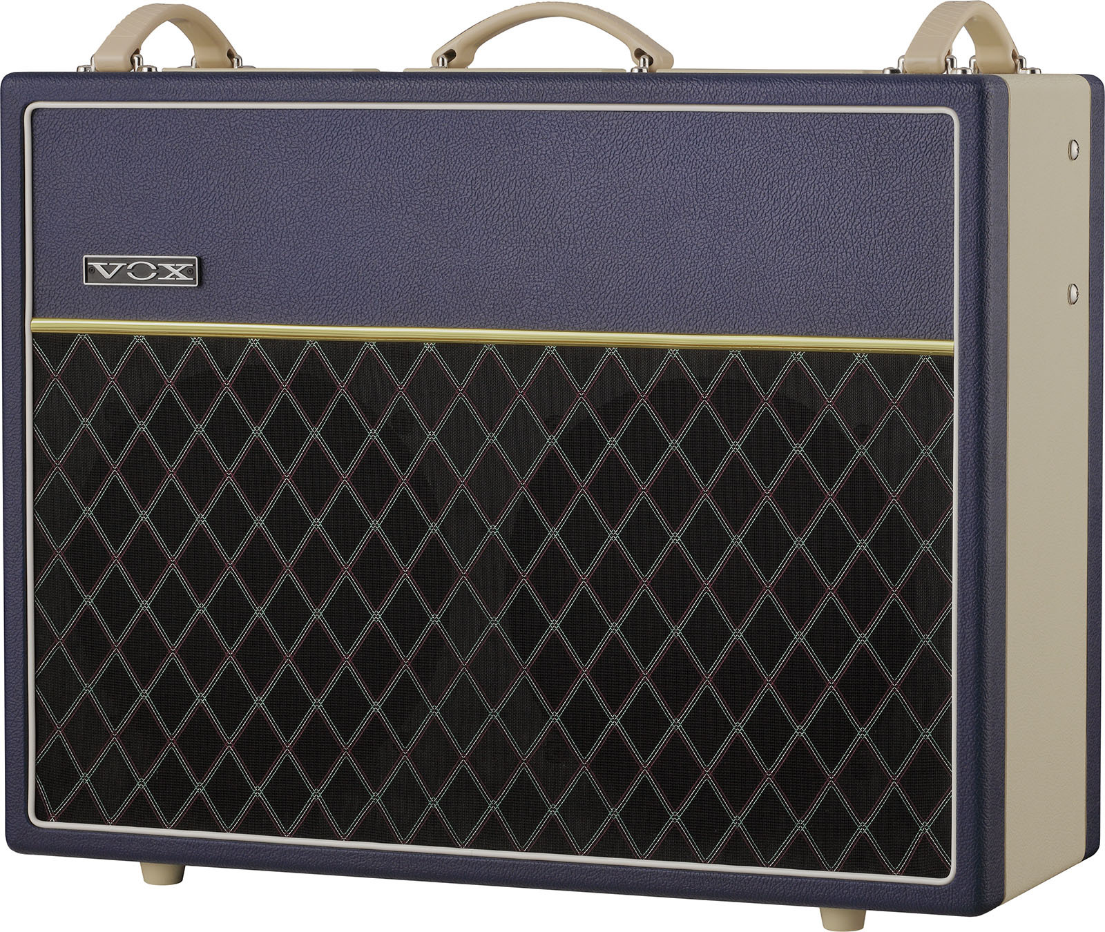 Vox Ac30c2 Ttbc All Tube Ltd 1x12 30w Two-tone Blue & Cream - Combo voor elektrische gitaar - Main picture