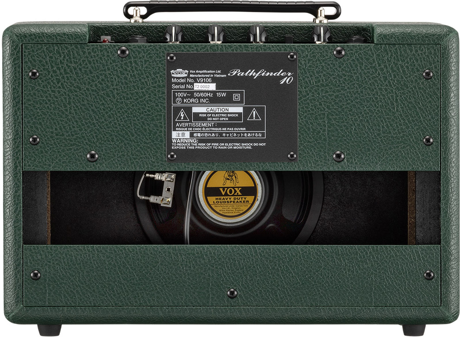 Vox Pathfinder 10w British Racing Green - Combo voor elektrische gitaar - Variation 4