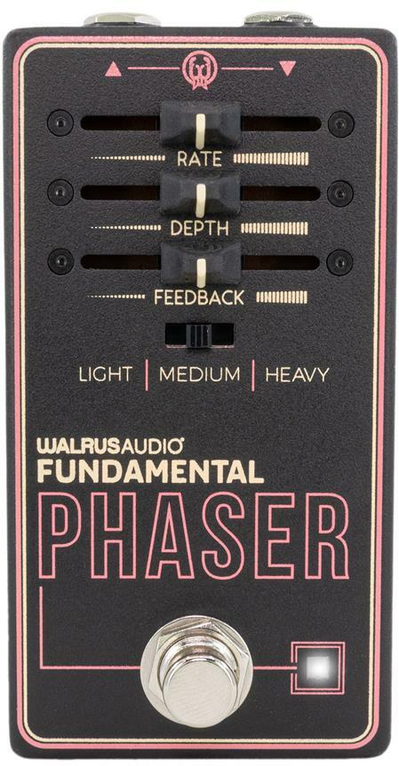 Walrus Fundamental Phaser - Modulation/chorus/flanger/phaser en tremolo effect pedaal - Main picture