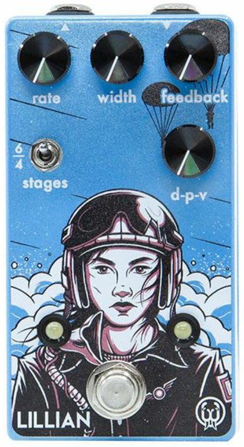 Walrus Lillian Multi-stage Analog Phaser - Modulation/chorus/flanger/phaser en tremolo effect pedaal - Main picture